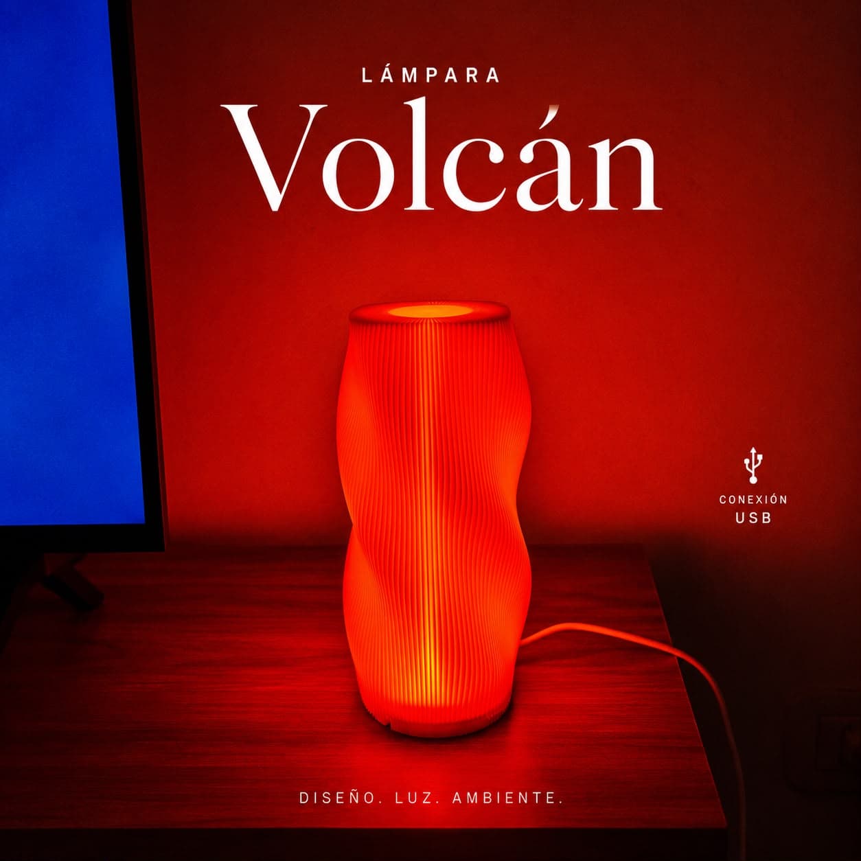 Lámpara Volcán