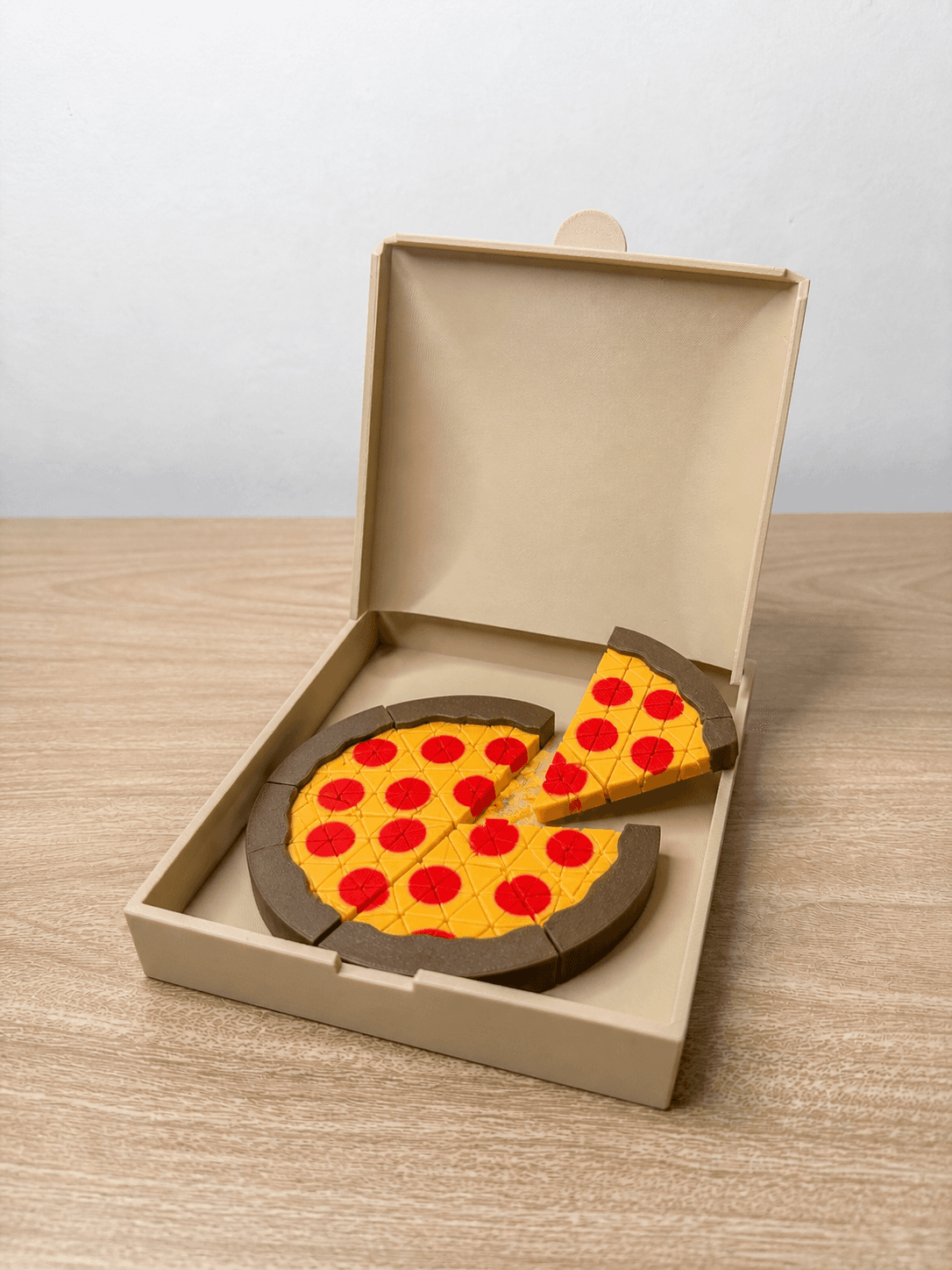 Pizza con caja